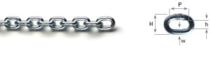 round link chains acc. to DIN 32891
