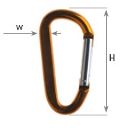 snap hook with key ring