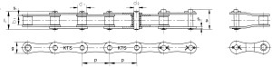 long-pitch roller chains DIN 8181