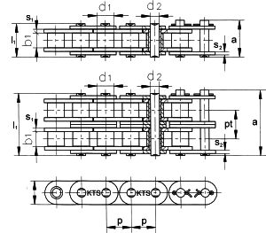 roller chain straight plates