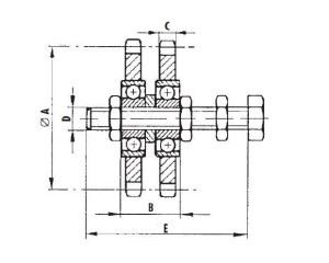 Kettenradsatz duplex