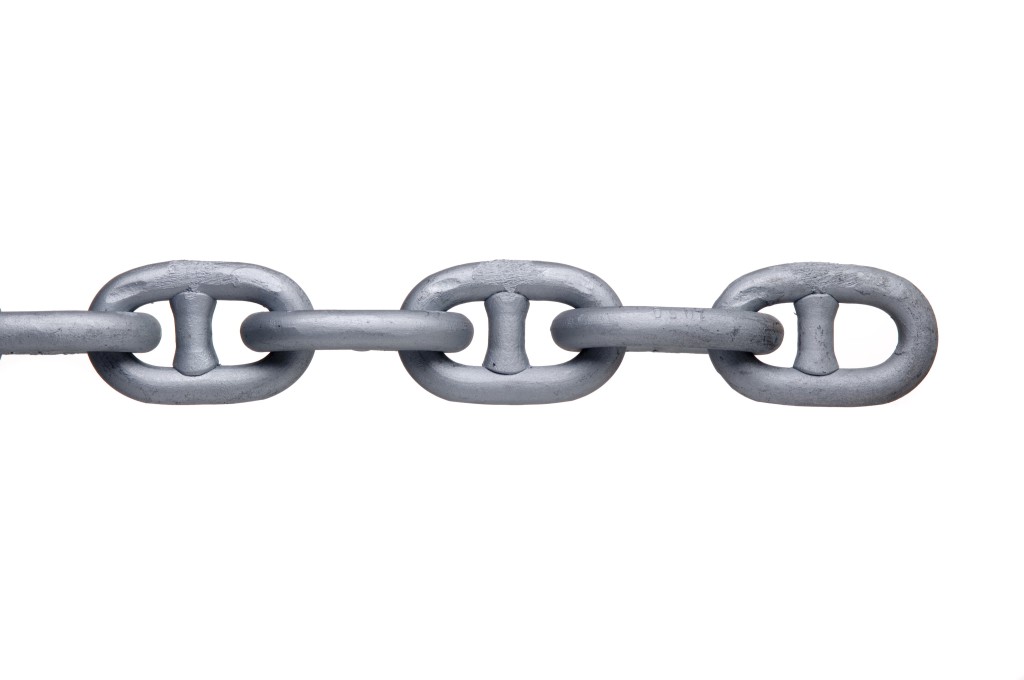 stud link chains UNI4423 English